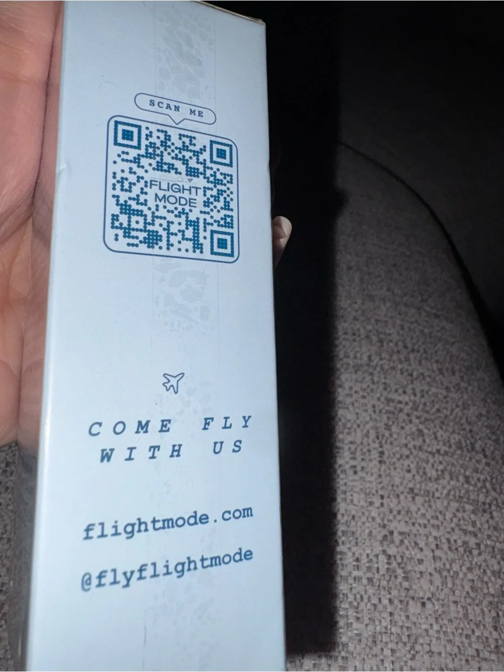 Flight Mode Skincare High Altitude Hydration Mask - Blue Gradient Box